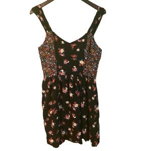 Band of Gypsies floral shabby chic quilted dress